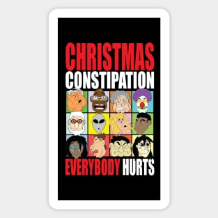 Christmas constipation Sticker